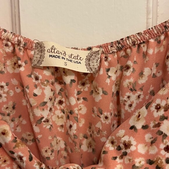 SALE!!! Altar'd state Women's floral top SZ S - Picture 4 of 5